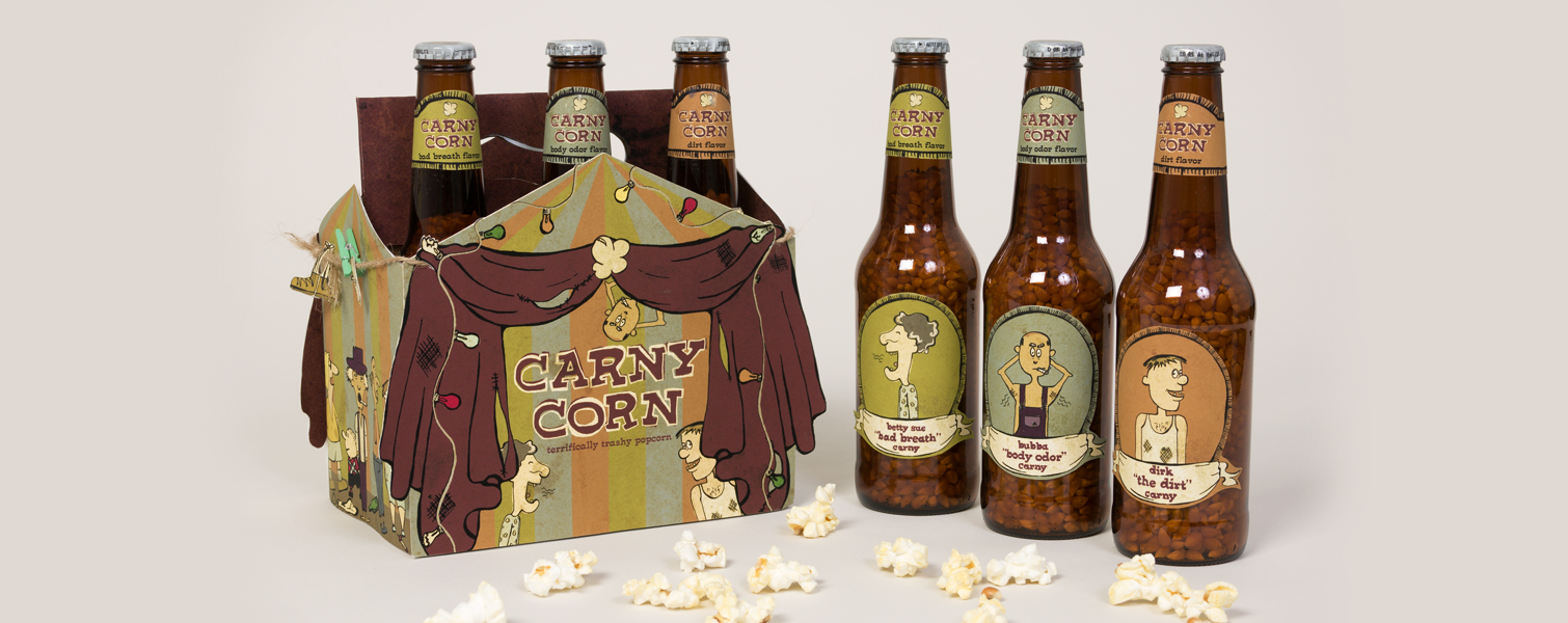 Carny Corn Illustrated Packaging